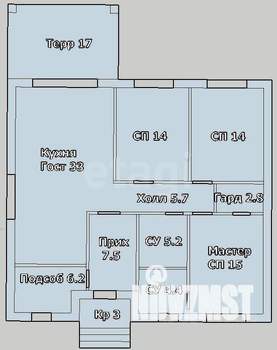 Дом 130м², 1-этажный, участок 6 сот.