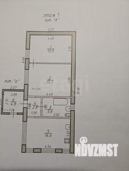 Дом 80м², 1-этажный, участок 6 сот.
