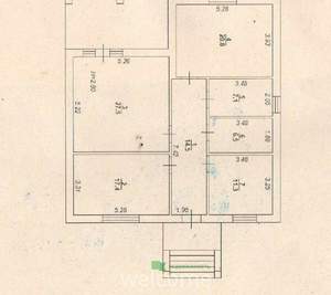 Дом 120м², 1-этажный, участок 6 сот.