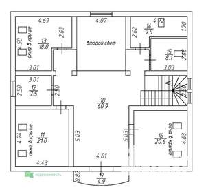 Дом 350м&sup2;, 2-этажный, участок 11 сот.  