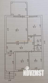 Дом 132м², 1-этажный, участок 6 сот.  