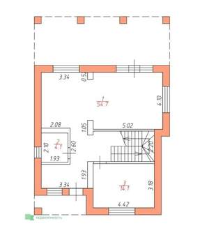 Дом 180м², 2-этажный, участок 6 сот.  
