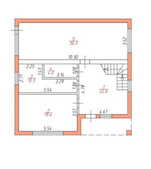 Дом 230м², 2-этажный, участок 5 сот.  