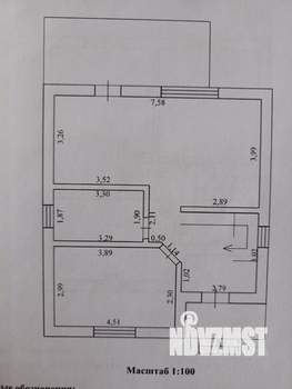 Дом 122м², 2-этажный, участок 3 сот.  
