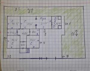 Дом 130м², 1-этажный, участок 5 сот.  