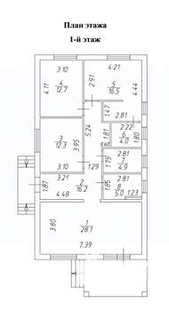 Дом 100м², 1-этажный, участок 4 сот.  