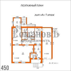 Дом 500м², 3-этажный, участок 10 сот.  