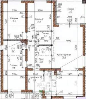 Дом 125м&sup2;, 1-этажный, участок 6 сот.  