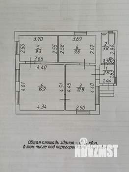 Дом 62м², 1-этажный, участок 2 сот.  