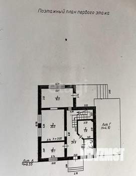 Дом 232м², 2-этажный, участок 6 сот.  