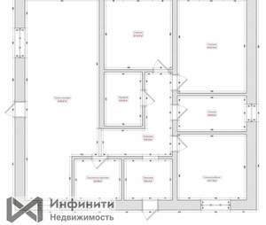 Дом 120м², 1-этажный, участок 7 сот.  