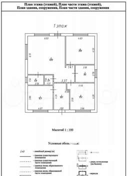 Дом 120м², 1-этажный, участок 5 сот.  