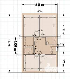 Дом 110м², 1-этажный, участок 5 сот.  