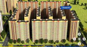 2-к квартира, на длительный срок, 57м2, 15/16 этаж
