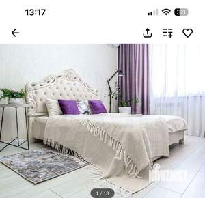 1-к квартира, посуточно, 40м2, 15/17 этаж