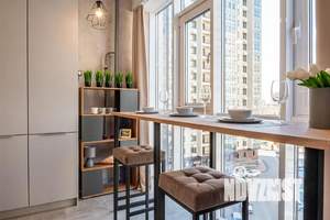 Студия квартира, посуточно, 28м2, 6/17 этаж