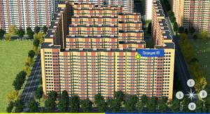 2-к квартира, на длительный срок, 57м2, 15/16 этаж