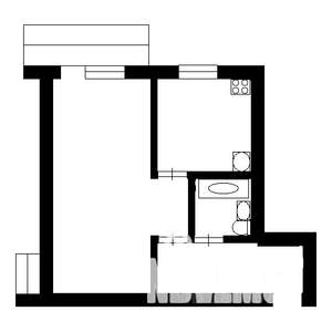 1-к квартира, на длительный срок, 35м2, 4/6 этаж