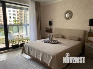 Студия квартира, посуточно, 42м2, 2/7 этаж