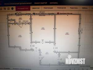 2-к квартира, на длительный срок, 55м2, 21/22 этаж