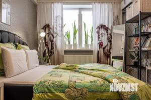 1-к квартира, посуточно, 45м2, 1/16 этаж