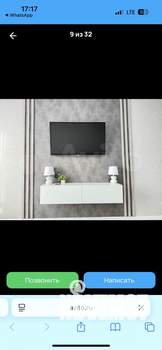 1-к квартира, на длительный срок, 43м2, 5/23 этаж