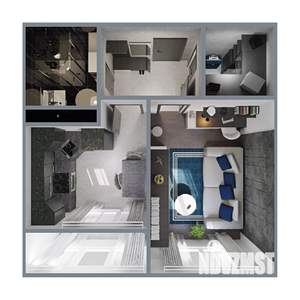 1-к квартира, вторичка, 39м2, 12/20 этаж