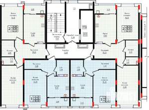 2-к квартира, вторичка, 62м2, 6/10 этаж