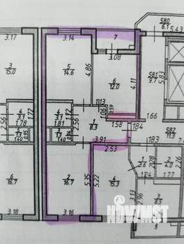 2-к квартира, вторичка, 59м2, 15/17 этаж