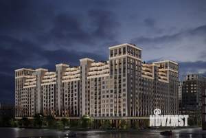 2-к квартира, строящийся дом, 75м2, 3/14 этаж