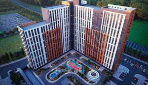 1-к квартира, вторичка, 41м2, 9/24 этаж