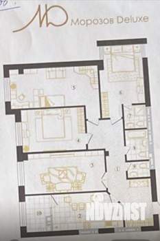 4-к квартира, вторичка, 135м2, 6/8 этаж