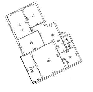 3-к квартира, строящийся дом, 136м2, 9/9 этаж