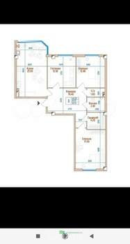 3-к квартира, вторичка, 91м2, 3/8 этаж