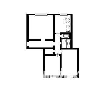 3-к квартира, вторичка, 65м2, 5/5 этаж