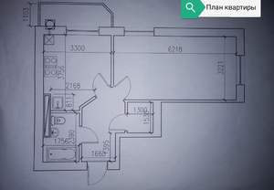 1-к квартира, вторичка, 45м2, 10/11 этаж