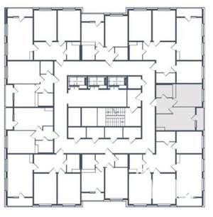 1-к квартира, вторичка, 41м2, 4/20 этаж