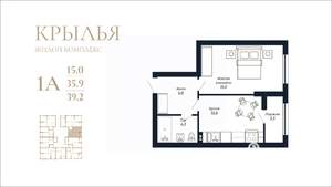 1-к квартира, вторичка, 39м2, 10/18 этаж