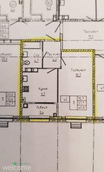 1-к квартира, сданный дом, 40м2, 10/16 этаж