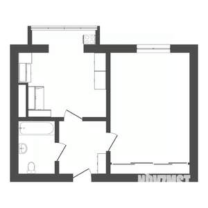 1-к квартира, вторичка, 36м2, 11/17 этаж