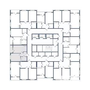 1-к квартира, вторичка, 40м2, 2/20 этаж