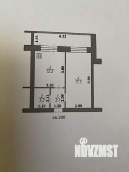 1-к квартира, вторичка, 36м2, 8/9 этаж