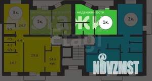 1-к квартира, вторичка, 38м2, 6/11 этаж