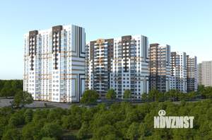 2-к квартира, строящийся дом, 54м2, 16/16 этаж