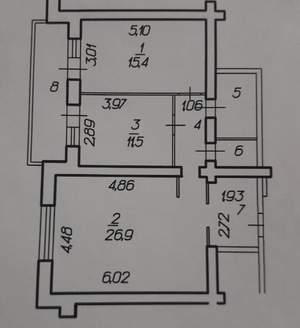 2-к квартира, вторичка, 77м2, 3/10 этаж