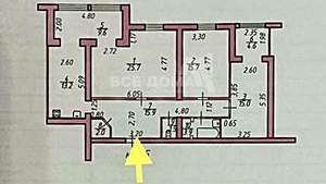 3-к квартира, вторичка, 107м2, 7/10 этаж