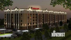 1-к квартира, строящийся дом, 45м2, 1/5 этаж