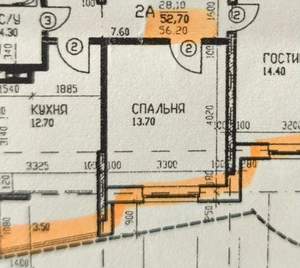 2-к квартира, вторичка, 53м2, 3/16 этаж