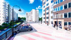 1-к квартира, строящийся дом, 38м2, 7/9 этаж
