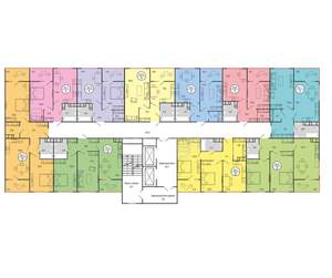 1-к квартира, вторичка, 52м2, 3/19 этаж